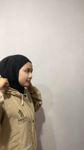 Jas Hujan Gamis Muslimah Jumbo Premium Full Sealing Pres