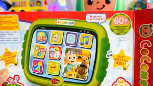Authentic Just Play CoComelon Learning Tablet 60+ Learning Phrases Sing-Along to The Alphabet Song Kids Toys for Ages 18 Month
