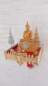 พระพุทธรูป ဗုဒ္ဓရုပ်ပွားတော် ปรางสมาธิ และ ปรางค์มารวิชัย เนื้อเรซิน(ขนาด3 และ 5 นิ้ว)