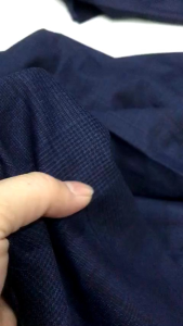 vải cotton sọc caro xanh đen _( khổ 1m5) dày vừa may đầm váy quần set comple vv