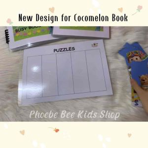 [Ready Stock] Cocomelon Busy Book  Series 2 Montessori Kids 安静书 Busy Book Colour Recognition Shapes Recognition 安静书