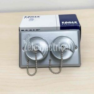 EAGLE Outdoor 2 Gang Outlet 15A - Cat.No.4982 - ZeJe
