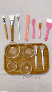 DIY Facial Mask Eye Cream Stirring Stick Brush Facial Mud Cream Silicone Brush Spatula Make Up Beauty Tools