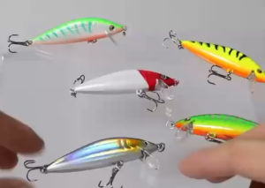 เหยื่อปลอม Sinking Minnow 7ซม./9.5กรัม เหยื่อตกปลา