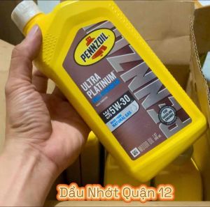 Nhớt Xe Tay Ga Cao Cấp Pennzoil Ultra Platinum 5W-30 Full Synthetic API SN Plus 946ML Made in USA