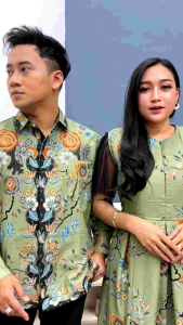 dress pesta joseline - dress batik pesta - dress batik modern