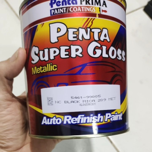 CAT PENTA SUPER BLACK MICA / HITAM KILAP METALIK 1KG KODE 99005 /CAT MOBIL / MOTOR / DUCO / PAINT / REFINISH PAINT