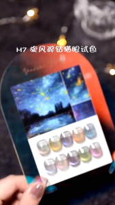 Set sơn gel mắt mèo 10 màu Vendeeni M7 ( tặng kèm bảng màu )