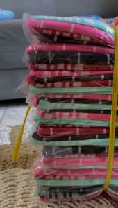 12 PCS / 1 LUSIN SERBET WARNA 1 LUSIN LAP KOTAK WARNA KAIN LAP SERBET DAPUR SERBAGUNA KAIN LAP PIRING