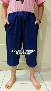 Women 3/4 Quarter Jeans Pants Size 6XL Womens Pants Plus Size Perempuan Girl