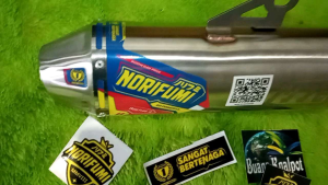 KNALPOT NORIFUMI ROCKET 4 SS STAINLESS KNALPOT NORIFUMI ROCKET 4 CRF KLX WR DTRACKER TIGER TRAIL SCORPIO TRAIL FULL STENLIS FULL SYSTEM FULL STAINLESS