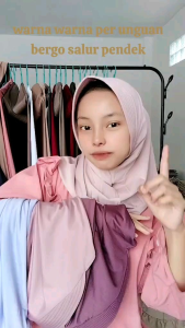 Bergo Jersey Premium & Hijab Olahraga Pet Kecil