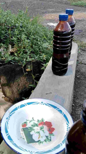 MOLASE TETES TEBU MURNI 1 BOTOL / Molase murni tanpa campuran / Tetes tebu pupuk organik