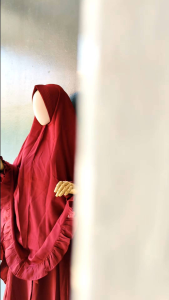 daripuspitaid Gamis Set Hijab Syari Jumbo Plus Cadar Polos Wanita Dewasa Premium Sleting Depan/Gamis Wanita/Fashion Muslim Terbaru 2025/Baju Muslim Wanita/Abaya Syari/ GAMIS + HIJAB + FTEE CADAR