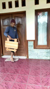 Meja Lipat Kayu Portable Outdoor Indoor Serbaguna