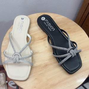 Dép lê nữ dây đá nhện mũi vuông xinh L2-65