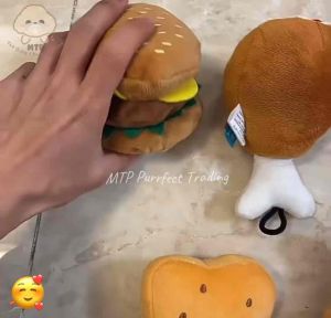 Cute Soft Plush Toy Squeaky Stuffed Toy Dog Chewing Toy Pet Toy Dog Toy Cat Toy Kitten Toy Puppy Toy Mainan Anjing Maninan Kucing