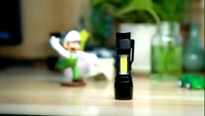 Mini Rechargeable LED Flashlight XPE COB 3 Modes Zoomable USB Torch Portable Camping Emergency Light
