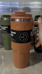 แถมหลอด แก้วเก็บร้อน - เย็น SHOTAY พร้อมหูจับแก้ว 30 oz. น้ำหนักเบา ขนาดที่ใช้ง่าย สำหรับจับถนัดและมีประสบการณ์