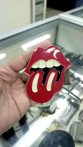 SABUK METALKEPALA GESPER KEPALA IKAT PINGGANG PRIA KANVAS NYLON TIPE JEPIT 4CM