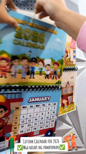 Custom Classroom Calendar 2026 with Grade and Section Classroom Decor - flip-up
