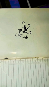 kail pancing jig head soft lure Hook per 1pcs