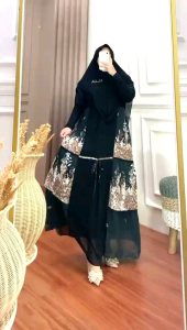 keisya syari/gamis syari/gamis set syari/setelan syari/gamis ceruty/gamis muslim/gamis wanita/baju muslim