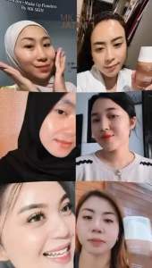 MK SKIN PAKET WAJAH WHITENING SERIES ISI 4 FREE SUNSCREEN