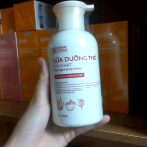 Sữa Dưỡng Thể Tảo Nhật Cỏ Cây Hoa Lá 300ml – Dưỡng Trắng Bật Tông – Cấp Ẩm – Lưu Hương 48h – Niacinamide 5% – Hữu Cơ Chuẩn Ecocert Cosmos