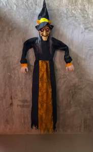 ผีโชว์แม่มดปากขยับได้ตามีไฟ+ มีเสียง Halloween