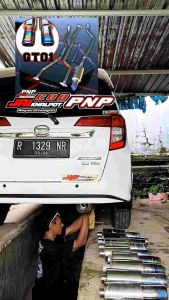 Calya Sigra Knalpot Racing Full Set PNP