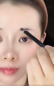 12pcs. Eyebrow pencil w/ sharpener darkbrown eyeliner