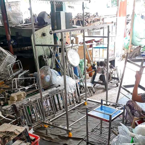 Sào phơi đôi inox 201 và inox 304 2 tầng  hàng lắp ráp tiện lợi.Dày dặn chắc chắn.