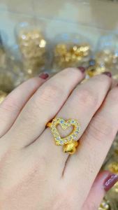 CINCIN EMAS LOVE BB PERMATA TITANIUM ANTI LUNTUR
