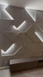 3D PVC Panels: Accent Wall Decor & Wall Finishing Material