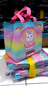 (Lusinan 12 Pcs) Tas Ultah Anak (P25 x T25 x L15cm)