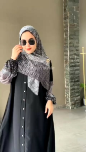 set hijab gamis remaja adm07 produk Amore by ruby
