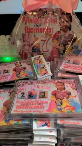 Acrylic ref magnet souvenirs with free Sintra Board for the celebrant