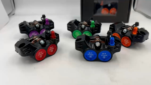 Kaliper R/T Stage Formula 4 Piston Coin Full Aluminium CNC - Kiri/Kanan - Motorcycle dengan Bonus Kampas Cadangan