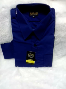 KEMEJA KATUN Jendyose  Formal Reguler Warna BIRU NAVY ✓Kemeja Pria Polos Lengan Panjang KEMEJA jendyose merupakan kemeja katun polos