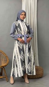 Gamis Tenun Aisyah Series: Desain Elegan & Bahan Berkualitas