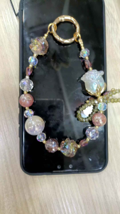 高品玫瑰海蒂手机链 High quality rose mobile phone chain