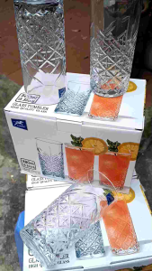 Ly thủy tinh chịu nhiệt dùng cho các loại trà cafe bạc sỉu dung tích 390ml cốc thủy tinh dùng cho quán mã KB033-3 và 5411BLC -280ML