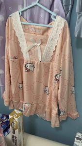 [LIL BUBBA] PURE COTTON KIDS PYJAMAS GIRL RUFFLE LACE SLEEPWEAR