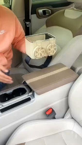 Kotak Penyimpanan Tisu Mobil Serbaguna Storage Box Tempat Tisu Dan Minuman Di Mobil