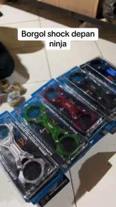 Stabilizer Fork Stabiliser Shock Depan Ninja R RR SS 150 & Gembok Borgol Tabung Shock Depan