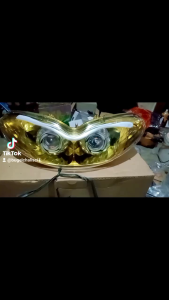 Reflektor Lampu Depan Yamaha Jupiter Z Lama Model Custom Projie alis warna