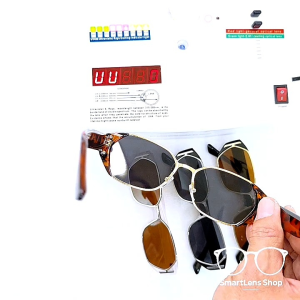 แว่นตากันแดดแฟชั่น UV400 แท้ ทรงเหลี่ยม แว่นกันแดดผู้หญิง สไตล์เกาหลี แว่นกันแดด ทรงยอดฮิตสุดชิค