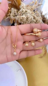 Set Perhiasan Anak Xuping Rodhium Perhiasan Fashion CXB145