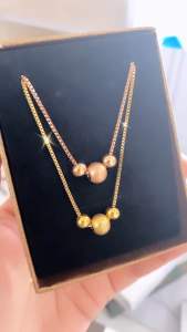 Kalung Bola Titanium CXA101: Kalung Titanium Berkualitas Tinggi